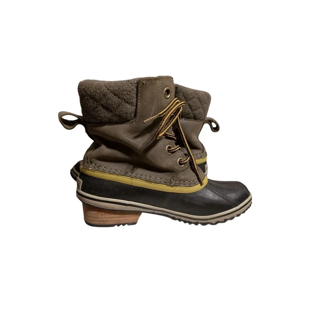 Sorel Slimpack Ii‎ Boots Brown Size 6 Womens